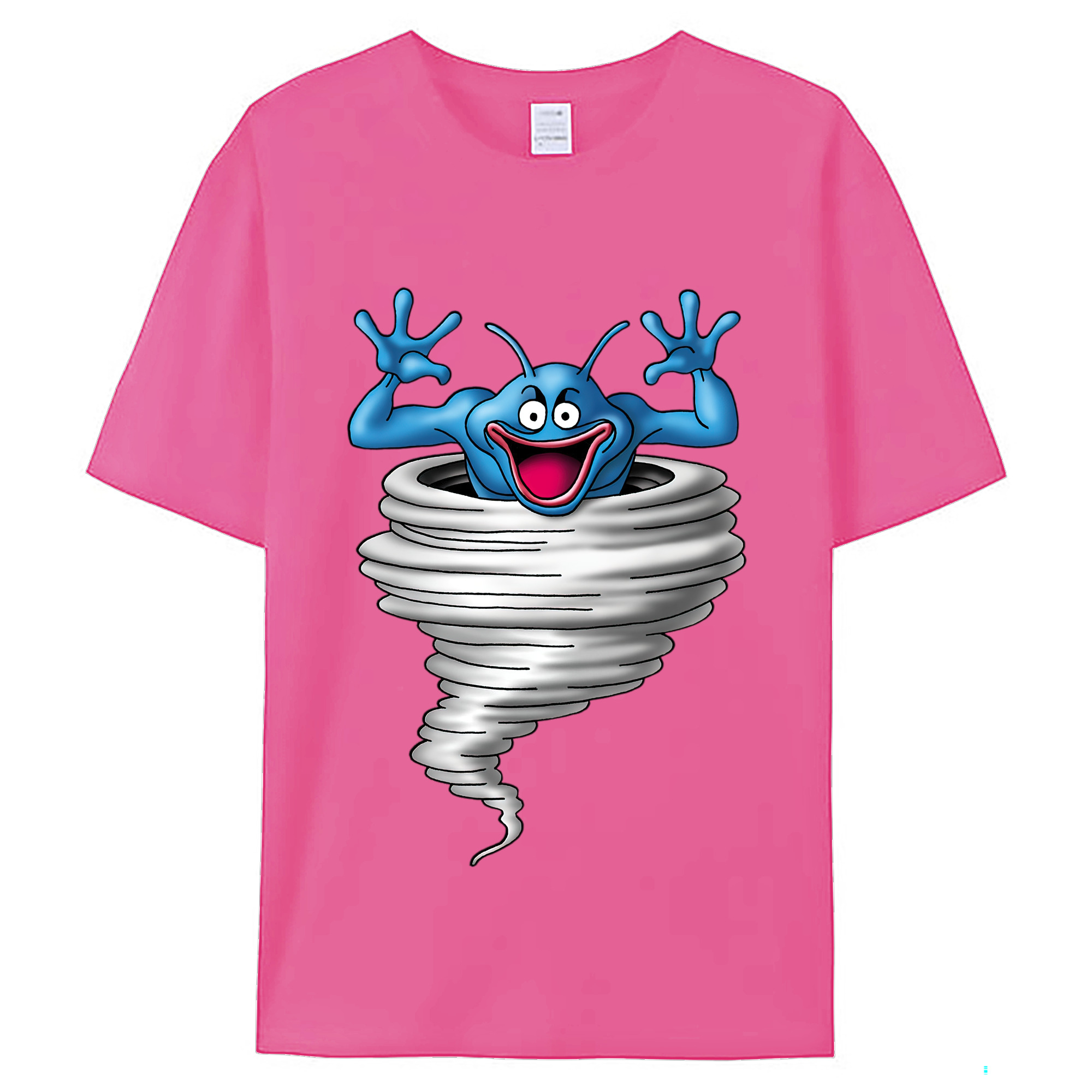 （画像用） ドラゴンクエスト Doragon Kuesuto Dragon Quest レディースカジュアルプリントTシャツ（綿100％）